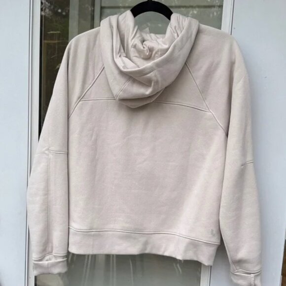 NWT LOLE size medium half zip hoodie with kangaroo pocket FENNEL neck with hood - Picture 6 of 8